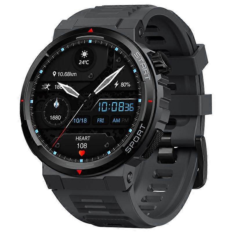 Smartwatch with Bluetooth Calling, AMOLED Screen, All-New 3D Interactive Experience(Black)
