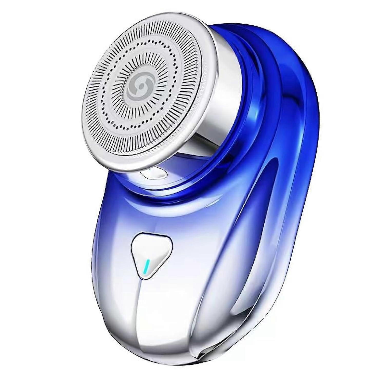 Mini Electric Shaver for Men, Wet and Dry Travel Shaver, Compact Rechargeable Grooming Device, Portable Design