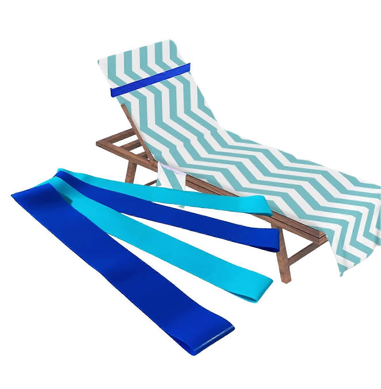 4 pack of towel bands, towel bands for beach chairs, rubber towel clips for pool chair
