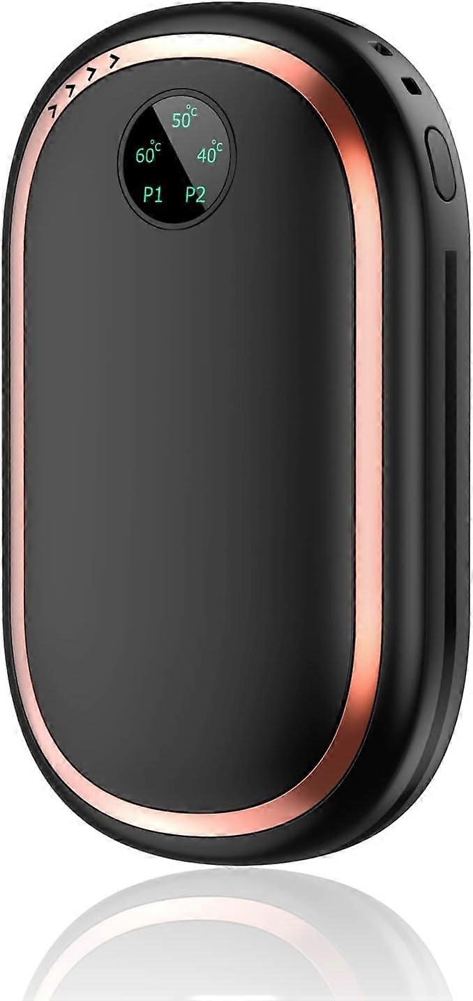 Hand Warmer 10000 mAh Rechargeable, Double-Sided Electric Hand Warmer with Fast Heating and Portable Design