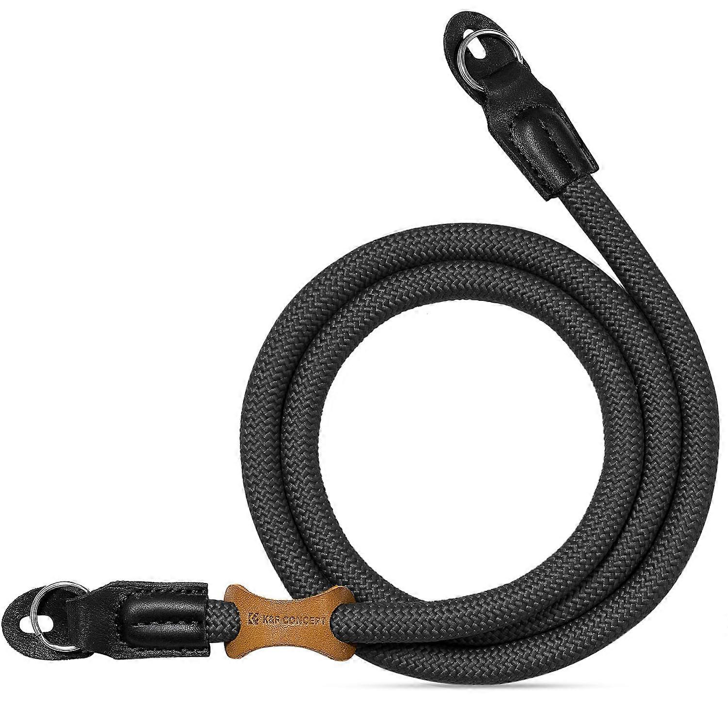 Camera Neck Strap Black Adjustable Length For DSLR And Mirrorless Cameras