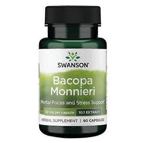 Swanson Vitamins Bacopa Monnieri 10:1 Extract,50 Mg,90 Caps