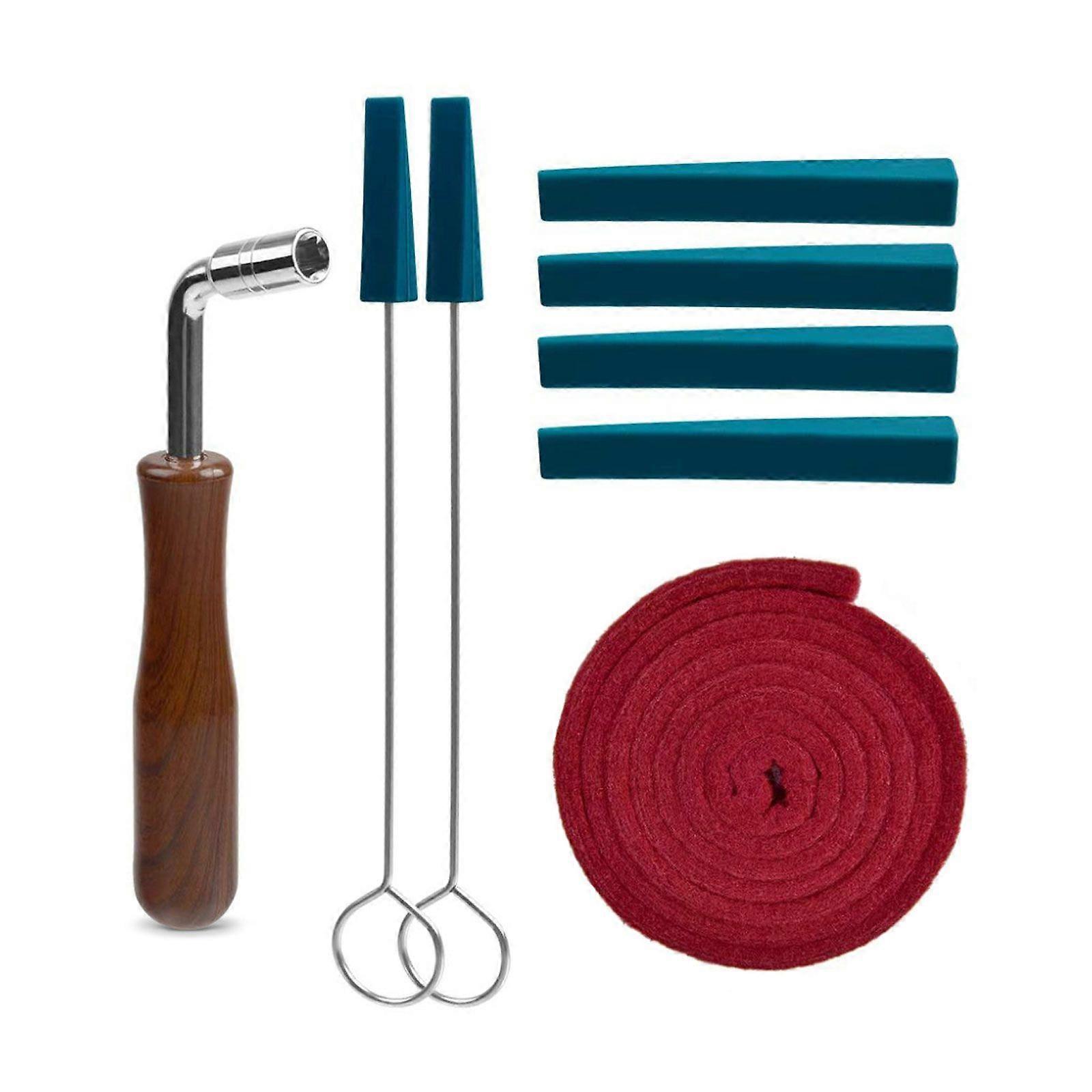 Piano Tuning Tool Set Piano Tuner Wrench for Pianos DIY Tuning Repair Tuner Kit