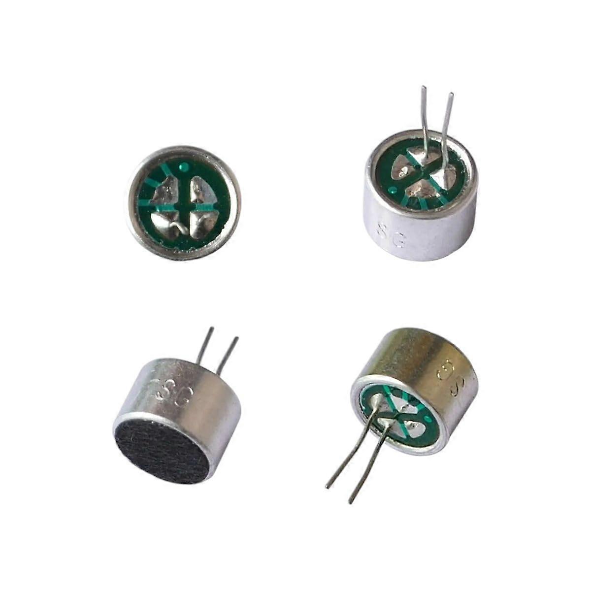 Condenser Electret Microphone Pickup 4.5x2.2mm, 10pcs Pack, 52dB Sensitivity, 2025 Model, Stable Performance