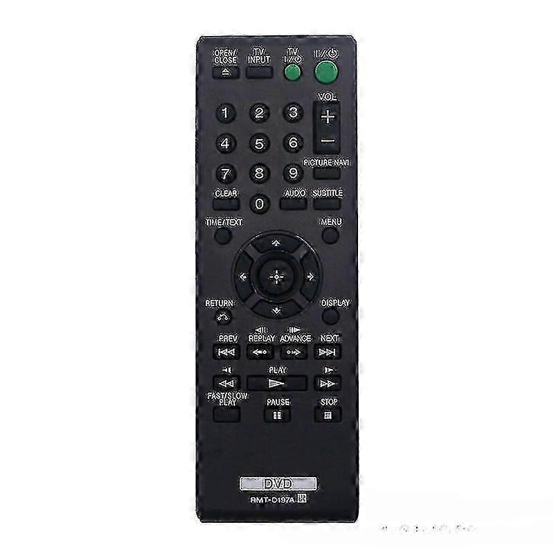 Remote Control Compatible With Sony Rmt-d197a Dvd Player Dvp-sr510h Dvp-sr320