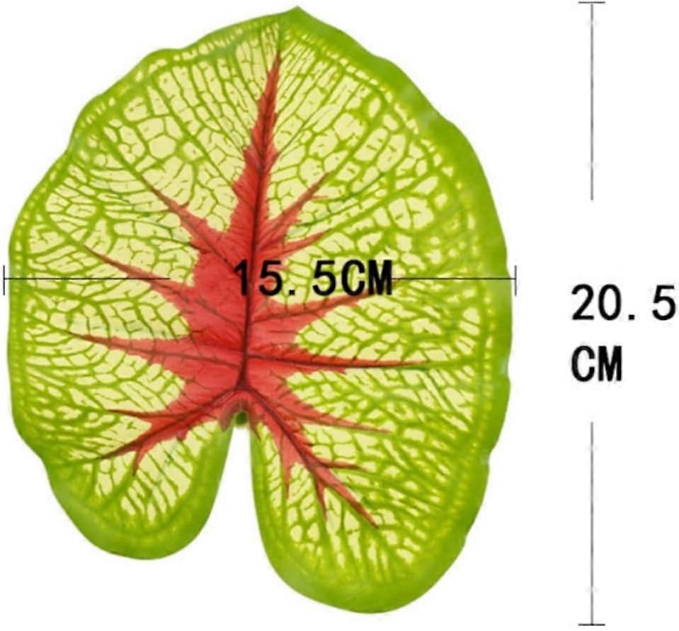 Artificial Caladium Plant 85cm With Green And Red Leaves Bonsai Home Office Floor Decor No Flowerpot
