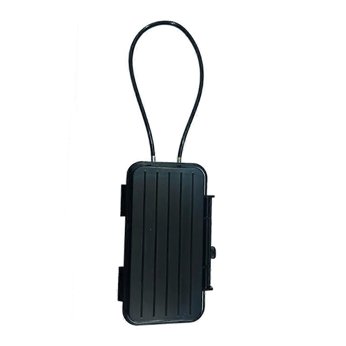 Outdoor PortableTravel Safe Box Large Capacity Security Lockbox Code Waterproof Key Lock Box with Re