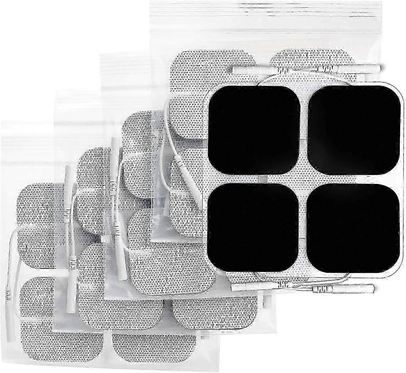 50x50mm TENSマシン電極パッド20PCS第3世代ラテックスフリーセラピーパッド