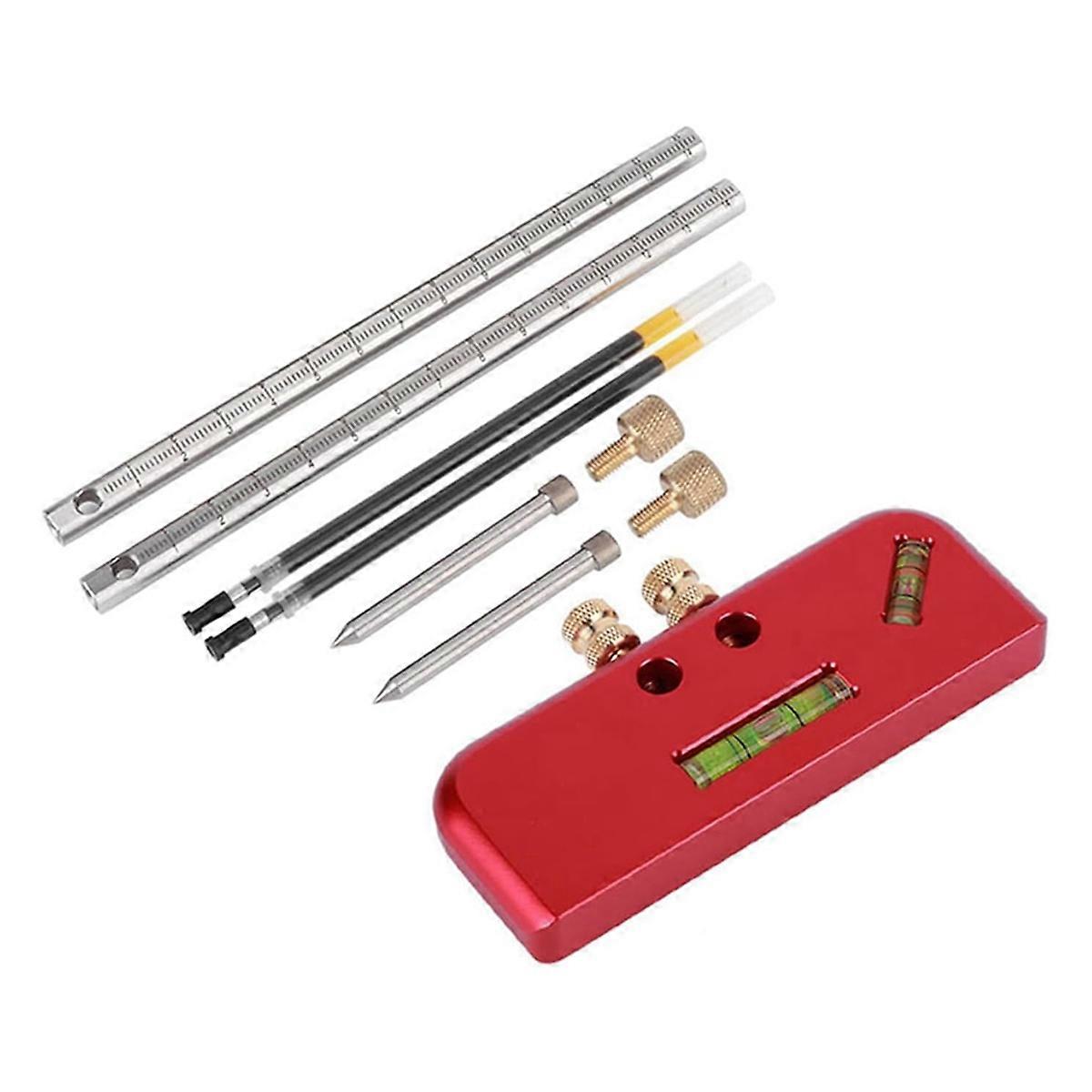 Aluminium Alloy Mortise Gauge Ruler, Woodworking Marking Tool