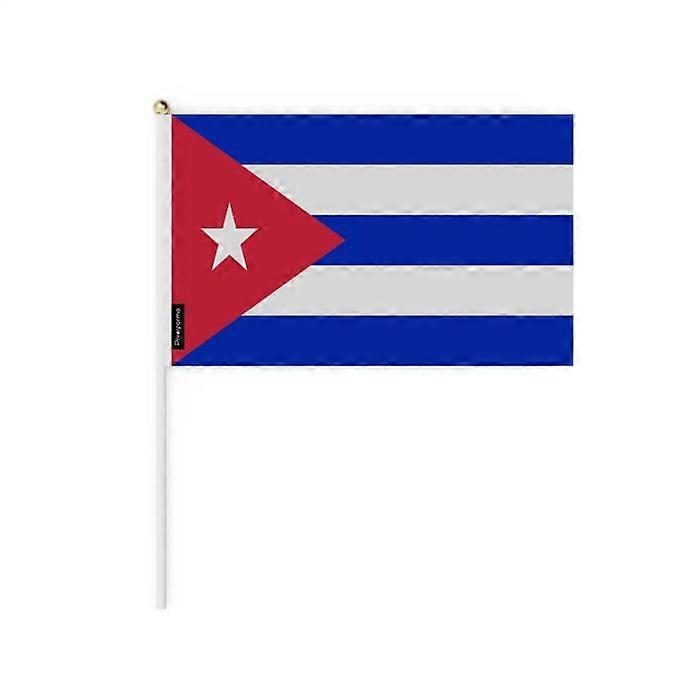 Flag - Mini Flag Cuba - 14 x 21 cm - Durable Polyester - Lightweight - Double-sided Print