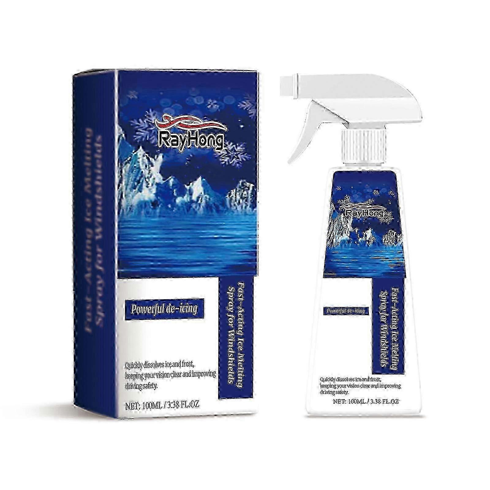 Windshield Defrost And Snow Defrost Spray For Car Windshield Windows