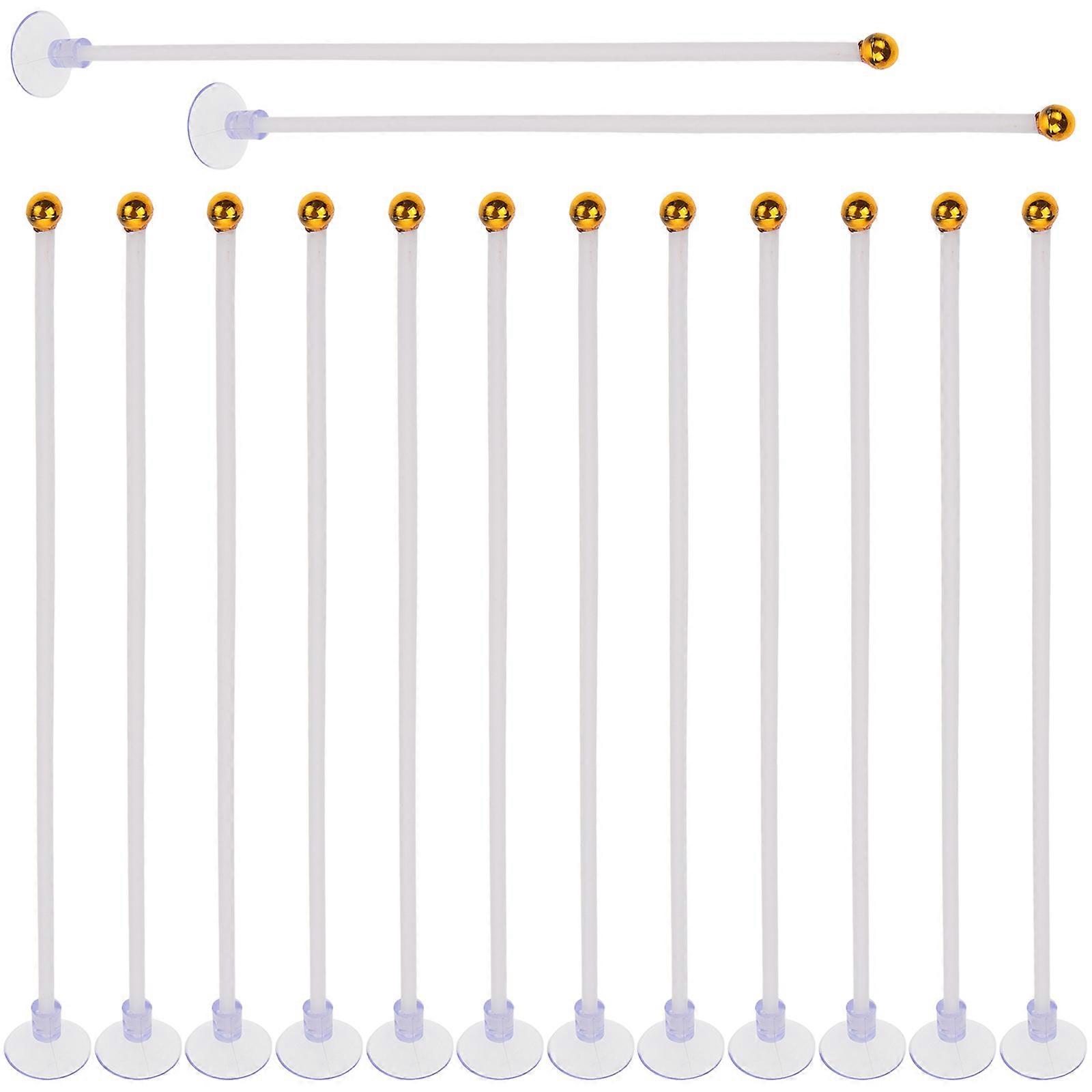 Plastic Flagpole Bracket 20Pcs White Easy Installation Flag Pole Holder for Car