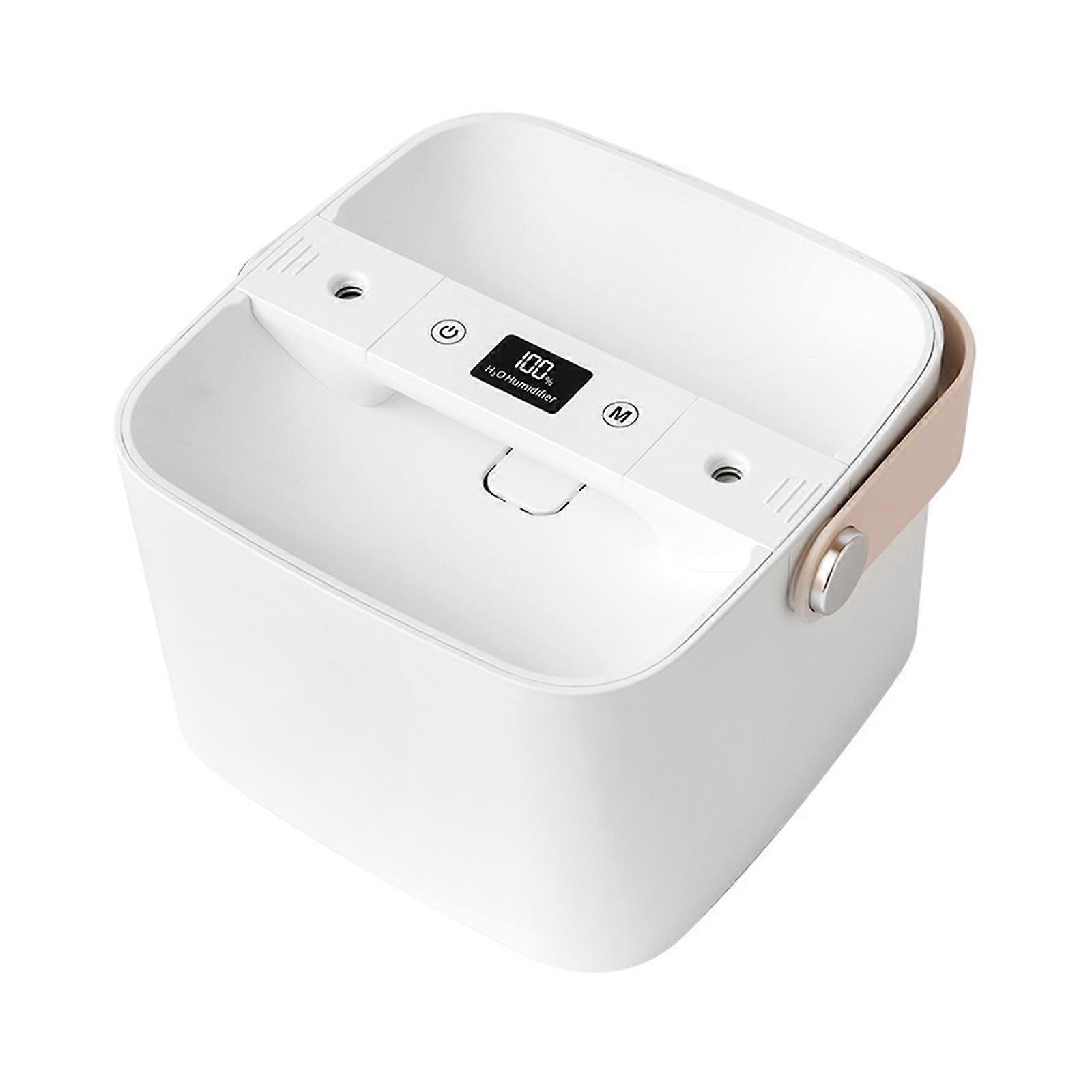Luftbefeuchter mit großer Kapazität Tisch Cool Mist Maker Schlafzimmer Aroma Ätherisches Öl Diffusor Sprüher Mit Wireless Timing Weiß