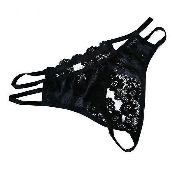 2x Women’s Lace Open Front Panties - , As