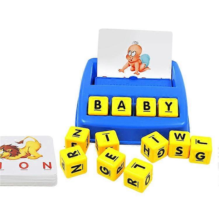 Read Card Learning Letters Game Word Spelling Board Game Educational Toy for Children