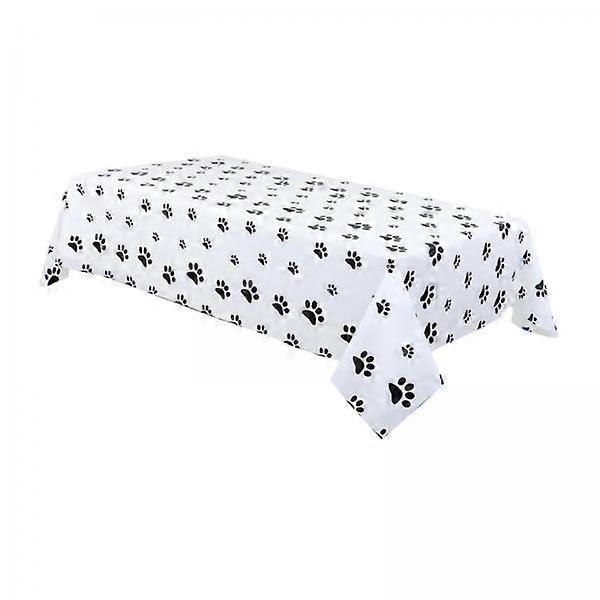 2xPVC Wipe Clean Wachstuch Tischdecke 137x274 cm Leicht abwischbare Fußabdrücke