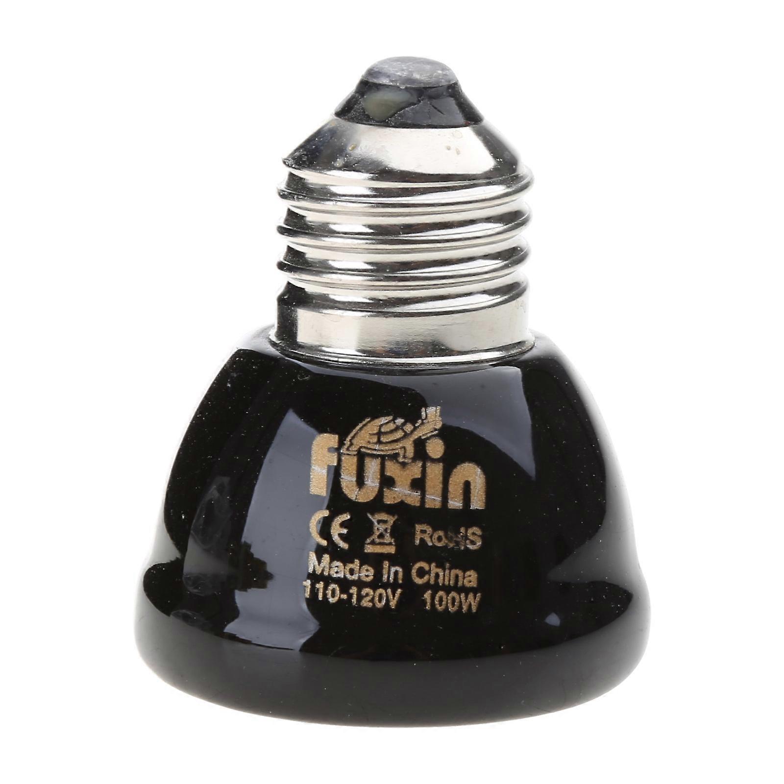 Reptile Terrarium Heating Emitter Reptile Heating Bulb Brooder Coop Heater Light Screw E27 100W for Lizard Tortoise Box