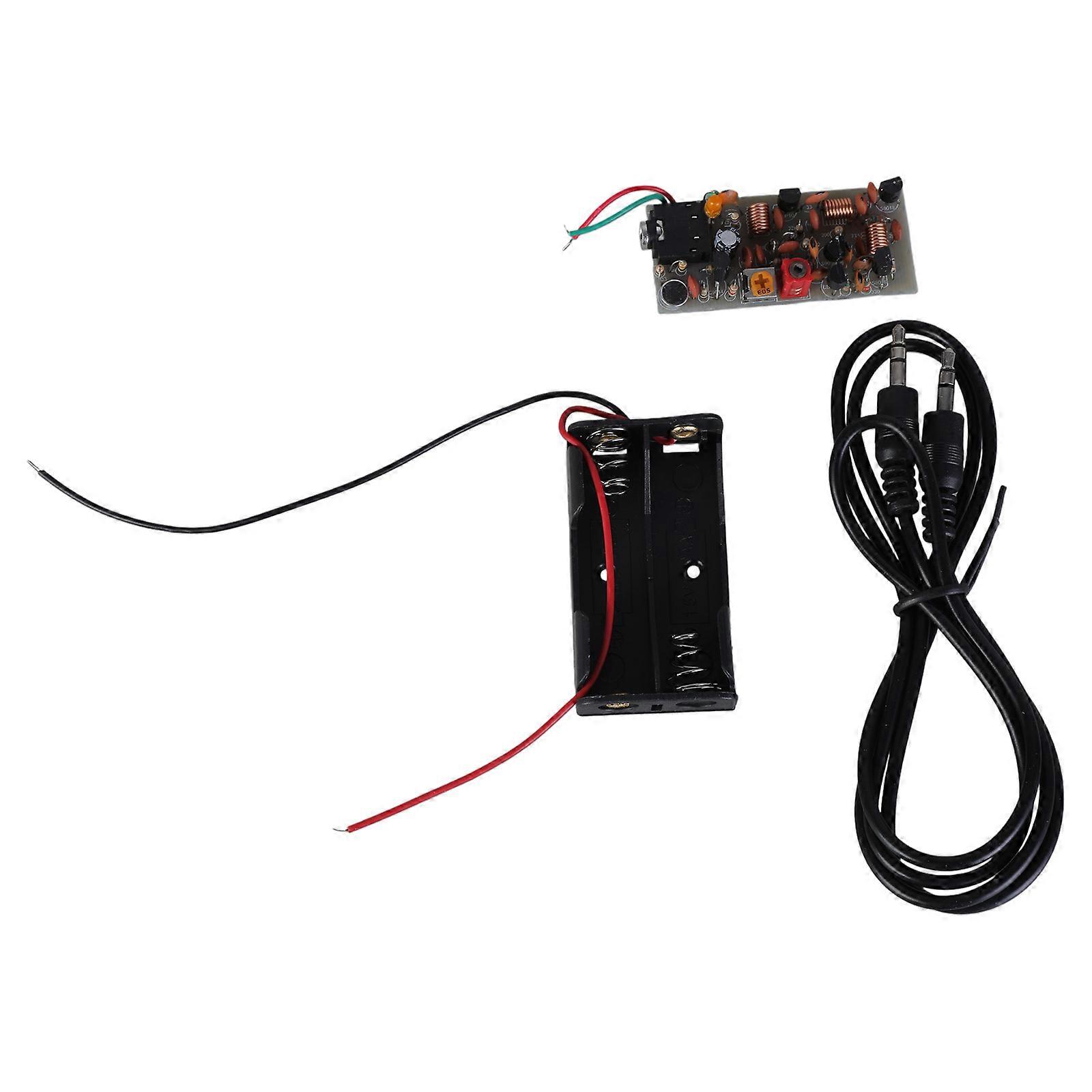 DIY Digital Radio Board Wireless Microphones FM Transmission Board Connection for Educational Lab Broadcasting