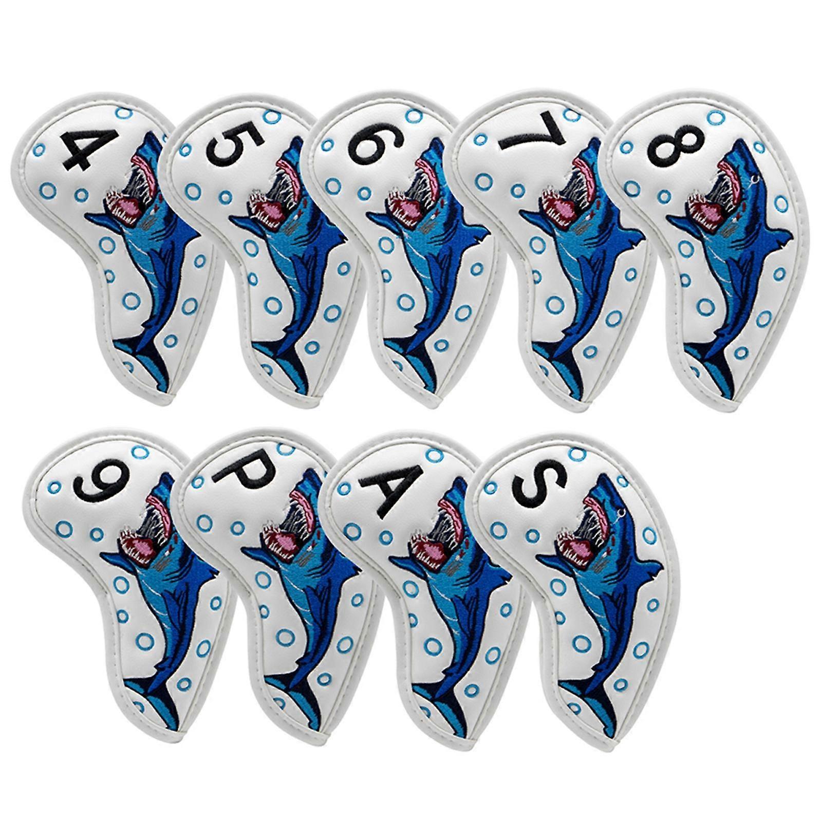 ゴルフカバーPUレザー9pcsセットゴルフ