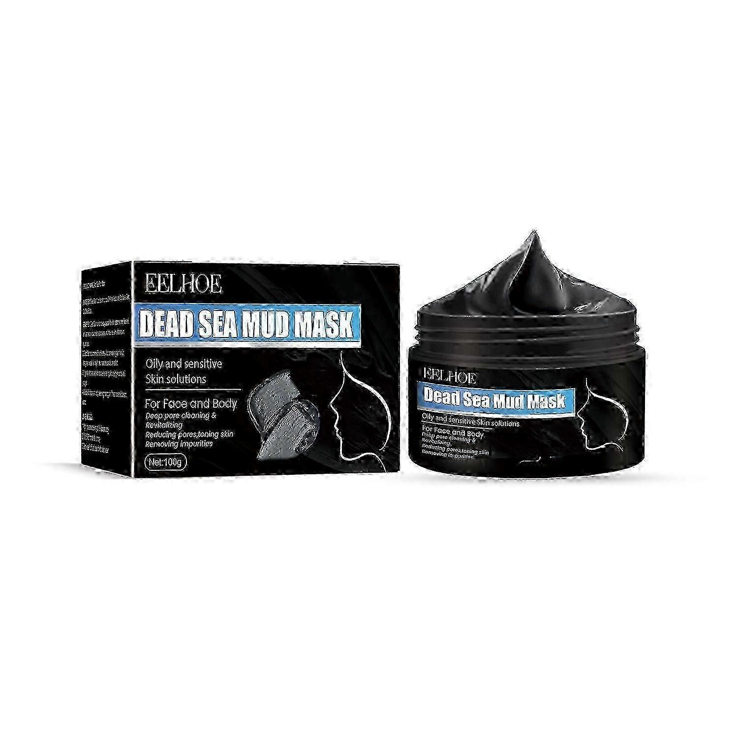 EELHOE Dead Sea Mud Mask, Moisturize And Cleanse The Skin From Blackheads And Acne By Applying A Mud