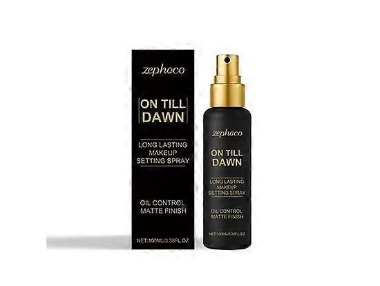 On Till Dawn Makeup Setting Spray Long-Lasting Matte Finish, Oil-Control Formula, Fast-Drying Mist for All-Day Wear, 100ml