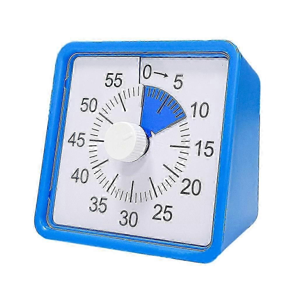 60 Minute Visual Timepiece for Kids, Visual Countdown Timepiece for Kitchen Pomodoro Timepiece with Silent Operation
