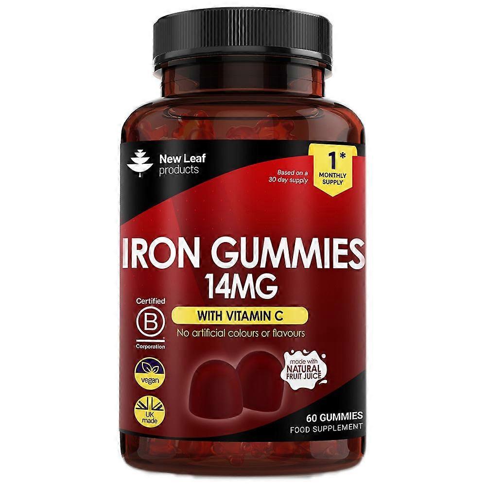 New Leaf Products Iron Gummies Vegan 60 gummies