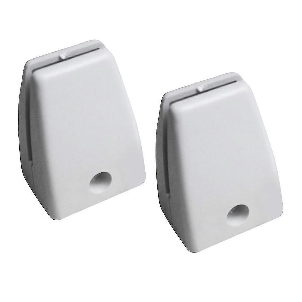 2 Pcs Easy Shelves Shelf Clip Sneeze Guard Desk Bracket Plastic Glass Partition Clamp Furniture Part