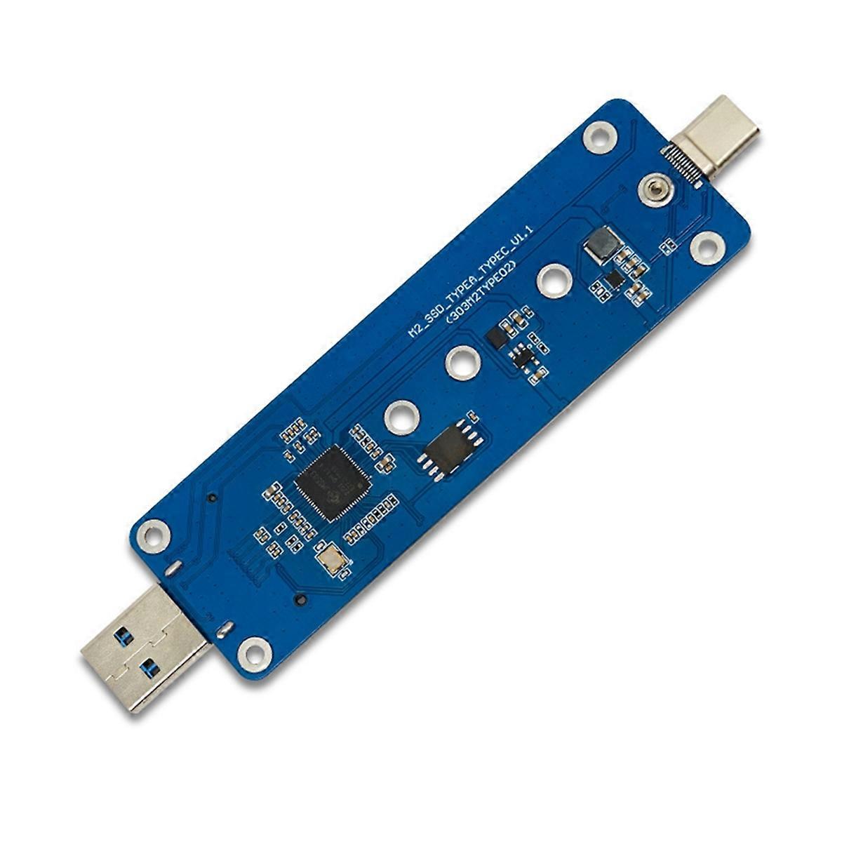 M2 SSD Adapter NVMe Enclosure M.2 to USB3.2 Case for NVME PCIE M Key SSD NVME to USB3.0/TYPE-C Converter