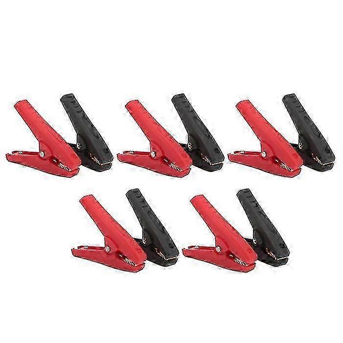 Insulated Electrical Test Clip with Solid Plug for Electronics Battery Clamp