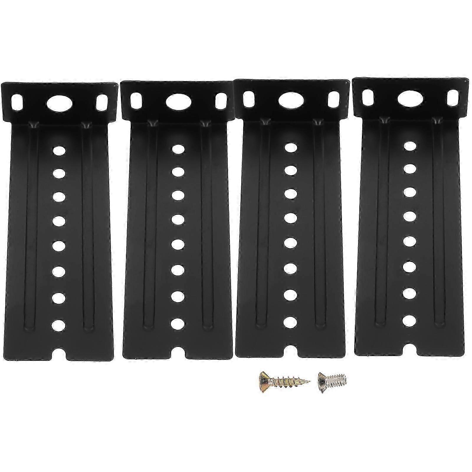 4pcs Drawer Rail Bracket Soft Close Drawer Adapter Heavy Duty Track L Bracket