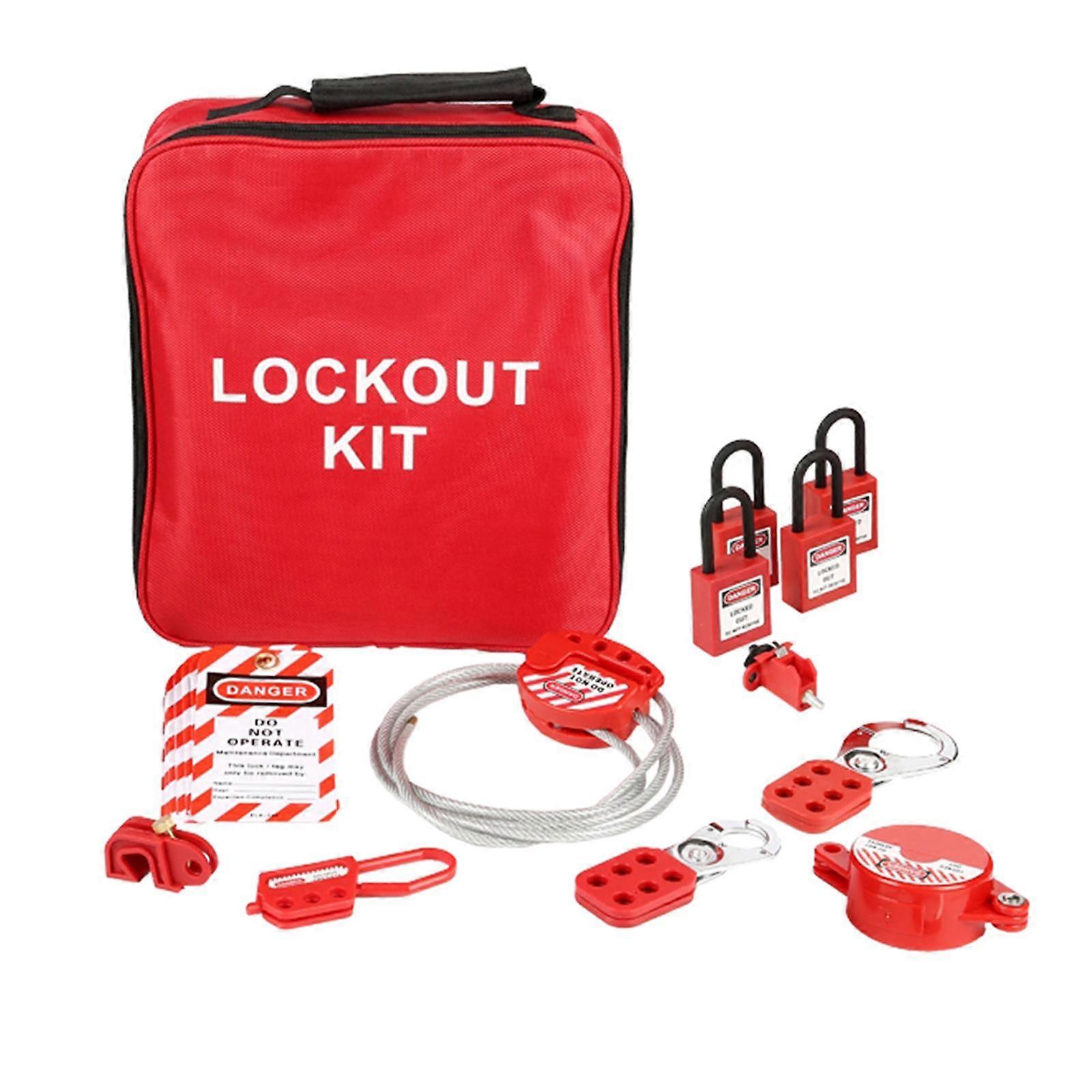 Industrial Lock Toolkit Multipurpose Industrial Electrical Lockout Kit