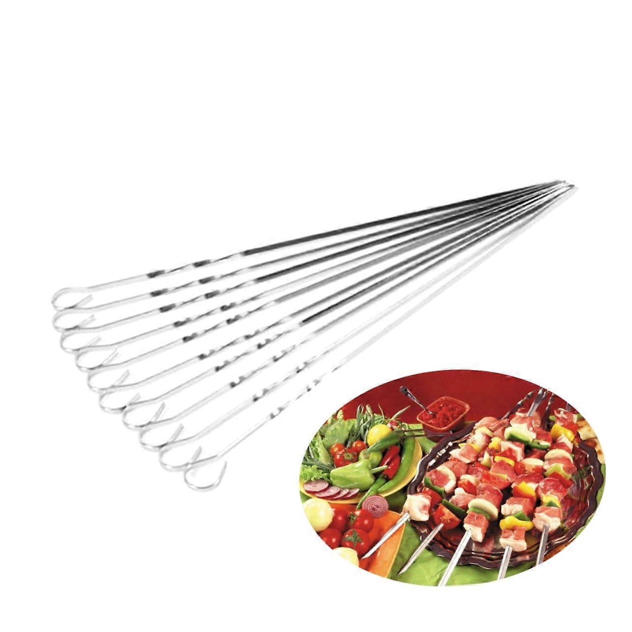 Pack of 14 Barbecue Skewers Frame, Reusable Sandwich Selection, Baking Tray