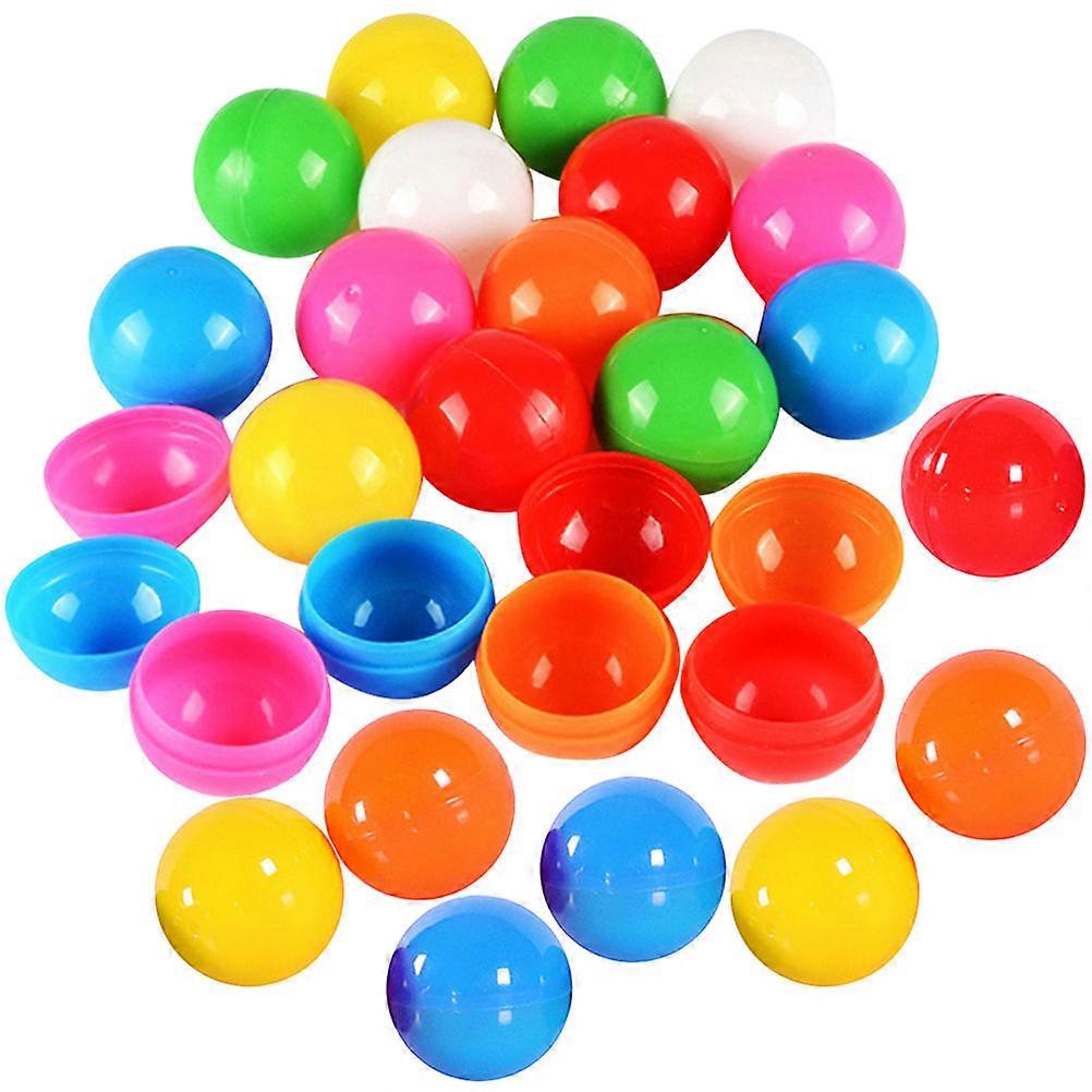100pcs Colored Plastic Balls Lightweight Raffle Drawing Props for Party Games Event Entertainment Reusable Seamless Design