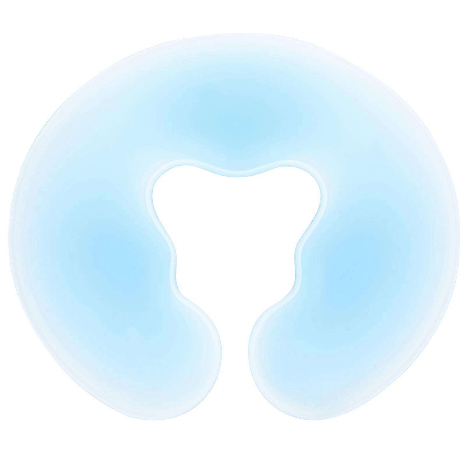 Pillow with Silicone Cushion for Breathing Convenience