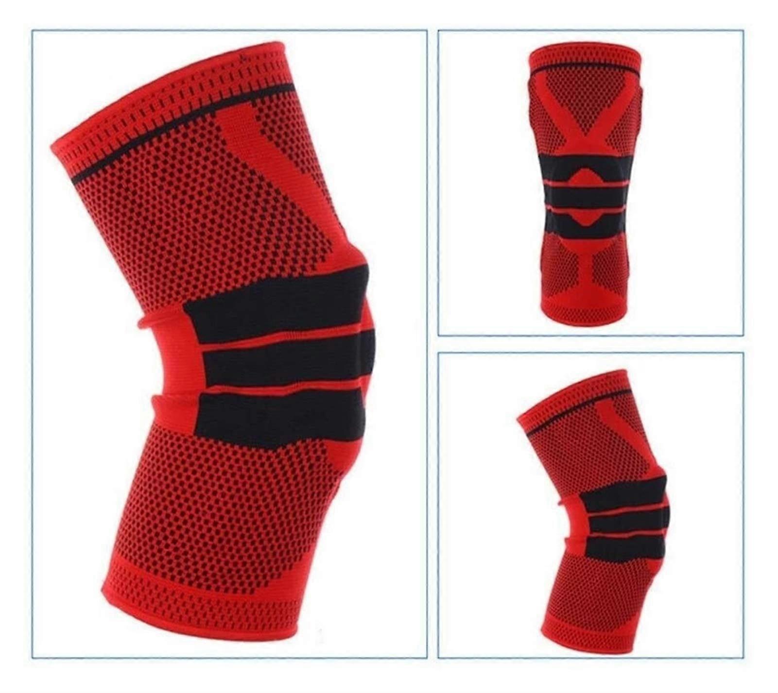 Adjustable Patella Protector Knee Pads Large Size Running Hiking Nylon Silicon Pad Knee Pads Support Brace Braces for Women and Men 0126 Ref: 8510