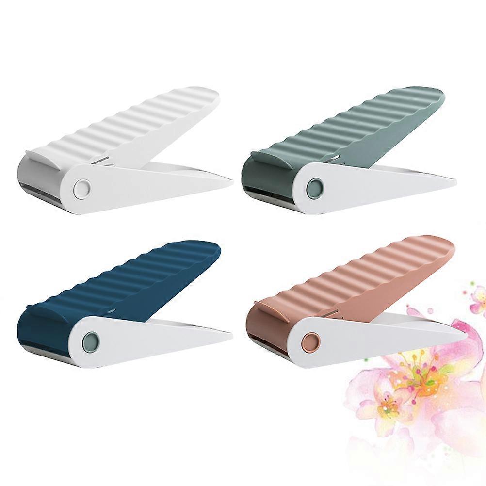 Dustproof White Shoe Organizer Space Saving For Shoe Organization Sturdy Plastic