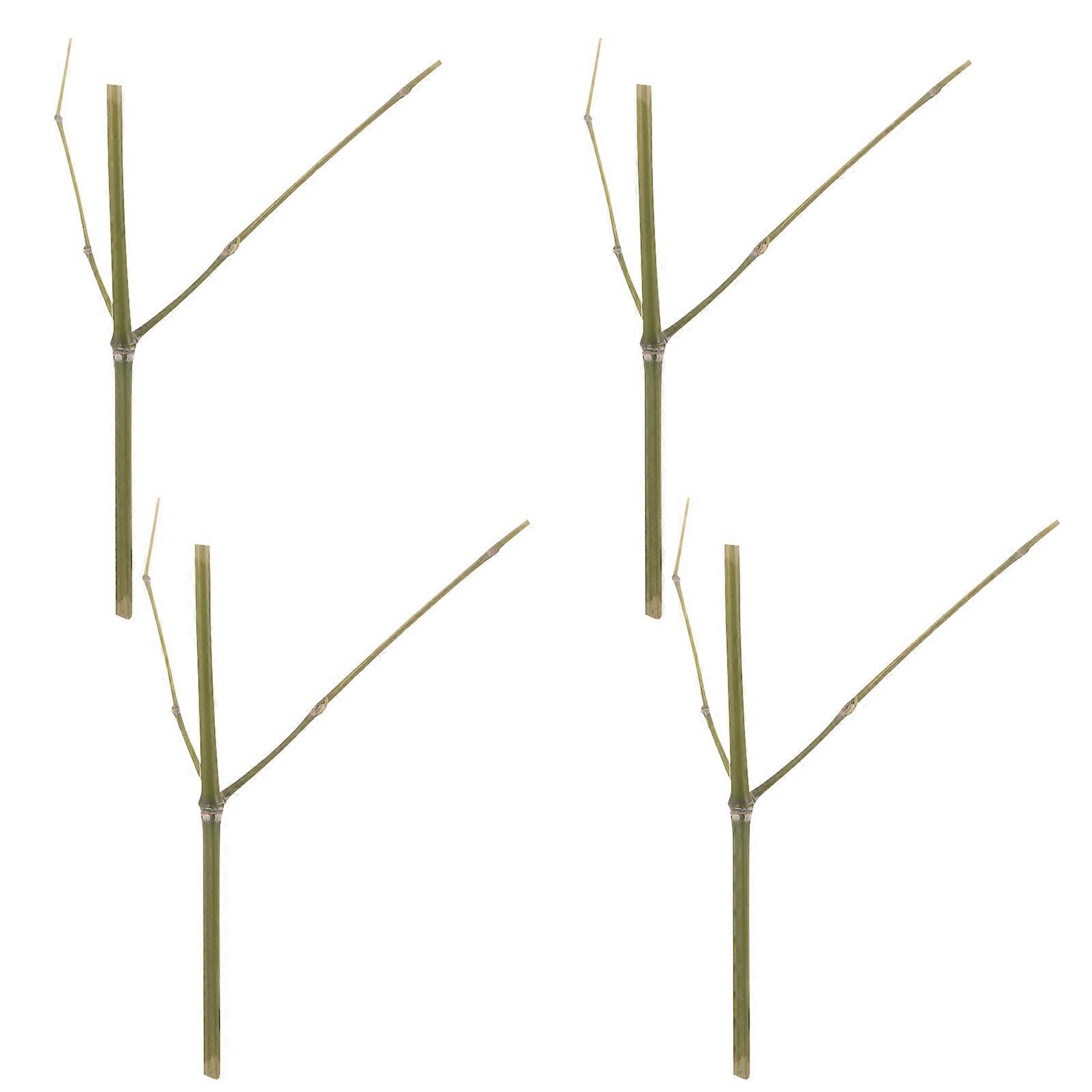 Flower Arranging Tool Bamboo Branch Variable Shape Flower Arranging Hobbyists 4Pcs