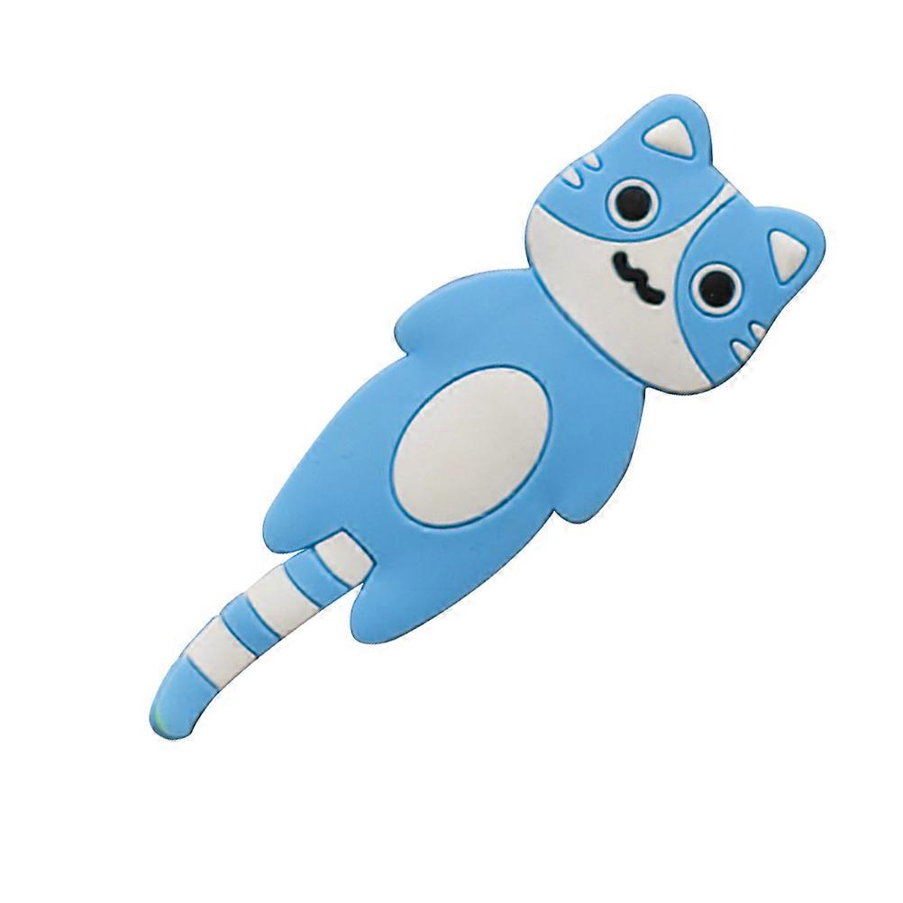 Fridge Decor Magnetic Hook Cat Shape Creative Household Decor Kitchen Organization Metal 1PC
