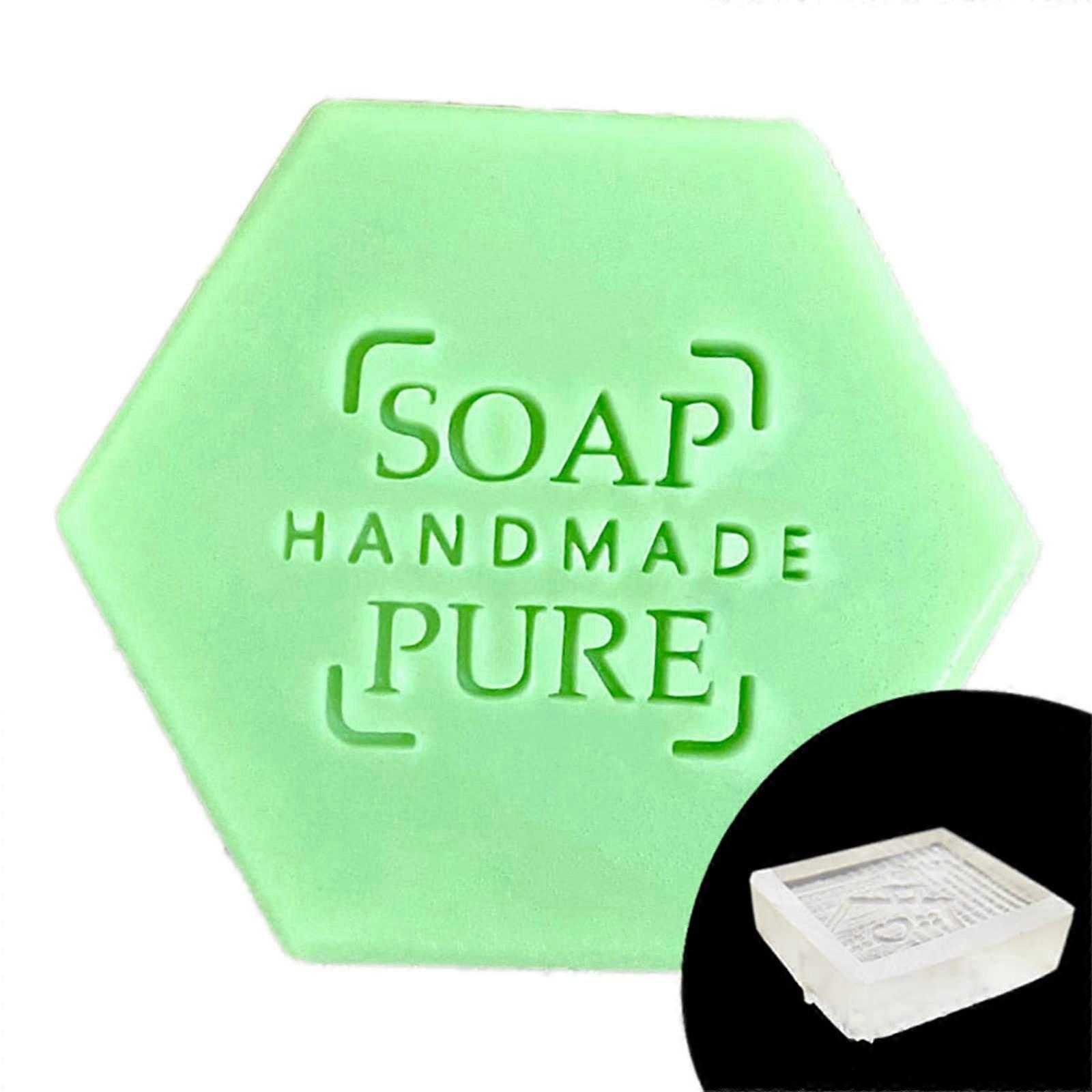 Stamping Mold Stamp Acrylic Transparent Soap Seal Block Z0357sp Without Handle For Natural Organic Soap Making