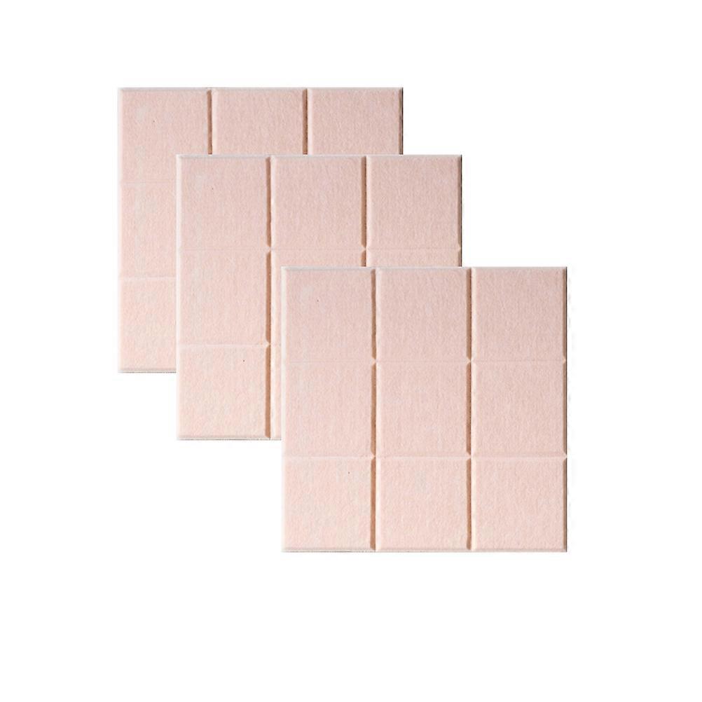 Sticker Board Message Board Office Square 30.00X30.00X1.00CM Wall Decoration 3Pcs