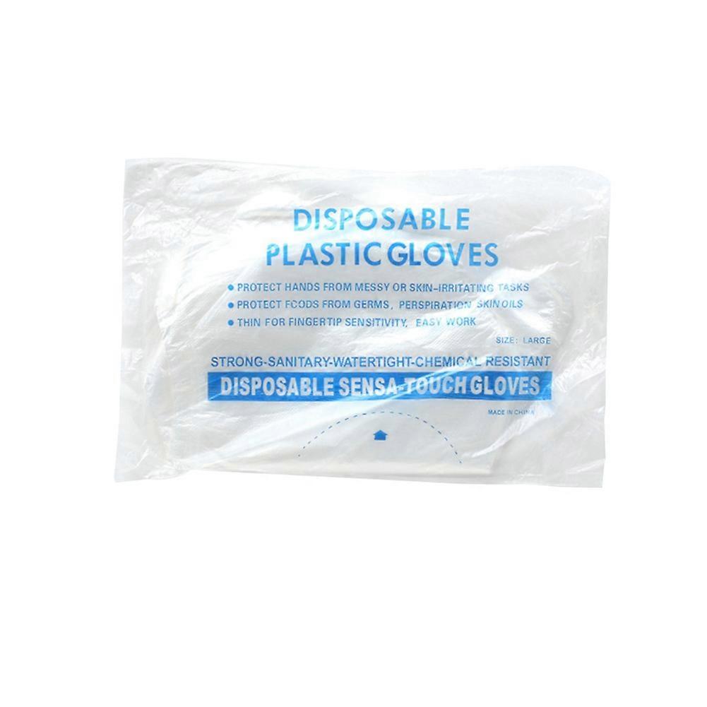 Plastic Disposable Gloves Waterproof, Transparent for Housework & Cooking