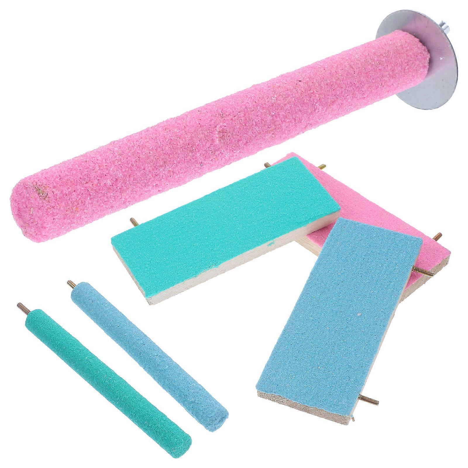 Parrot Chewing Toy Cockatiels Quartz Sand 15x6cm 1 Set