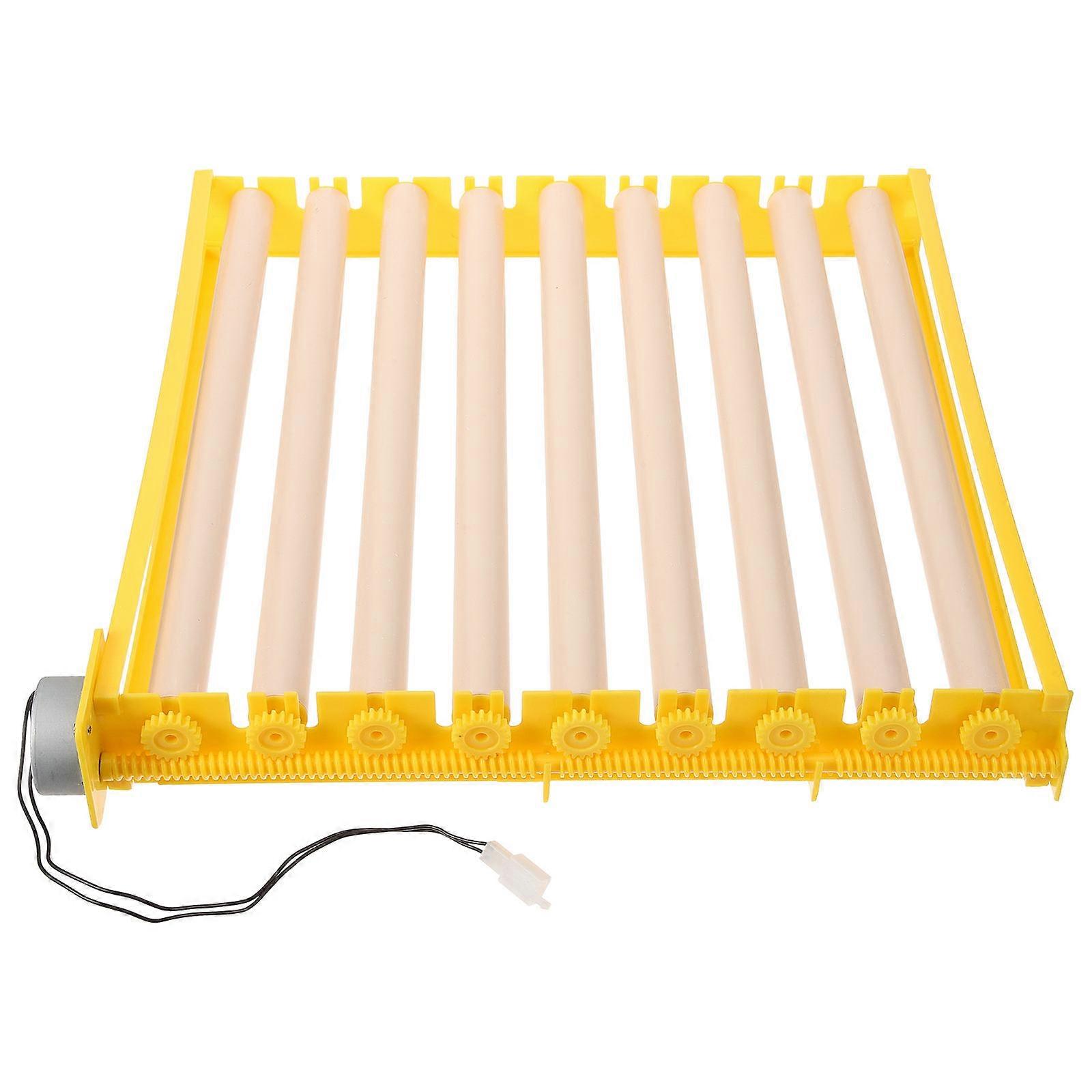 Compact Automatic Egg Incubator Hatcher For Bird Eggs Home Use Yellow 44.00X44.00X6.00CM 1Pack