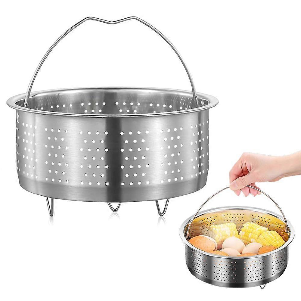 Steamer Insert 20 cm Stainless Steel Sieve Insert for Pots Compatible with Vegetables Fruits and Eggs