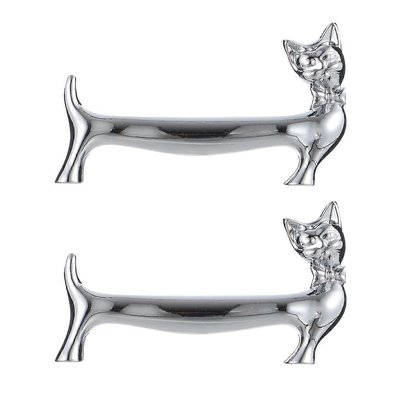 Set of 2 Chopsticks Holder and Knife Rest, Asian Tableware Accessories, Elegant Craft Ornaments for Restaurant Use