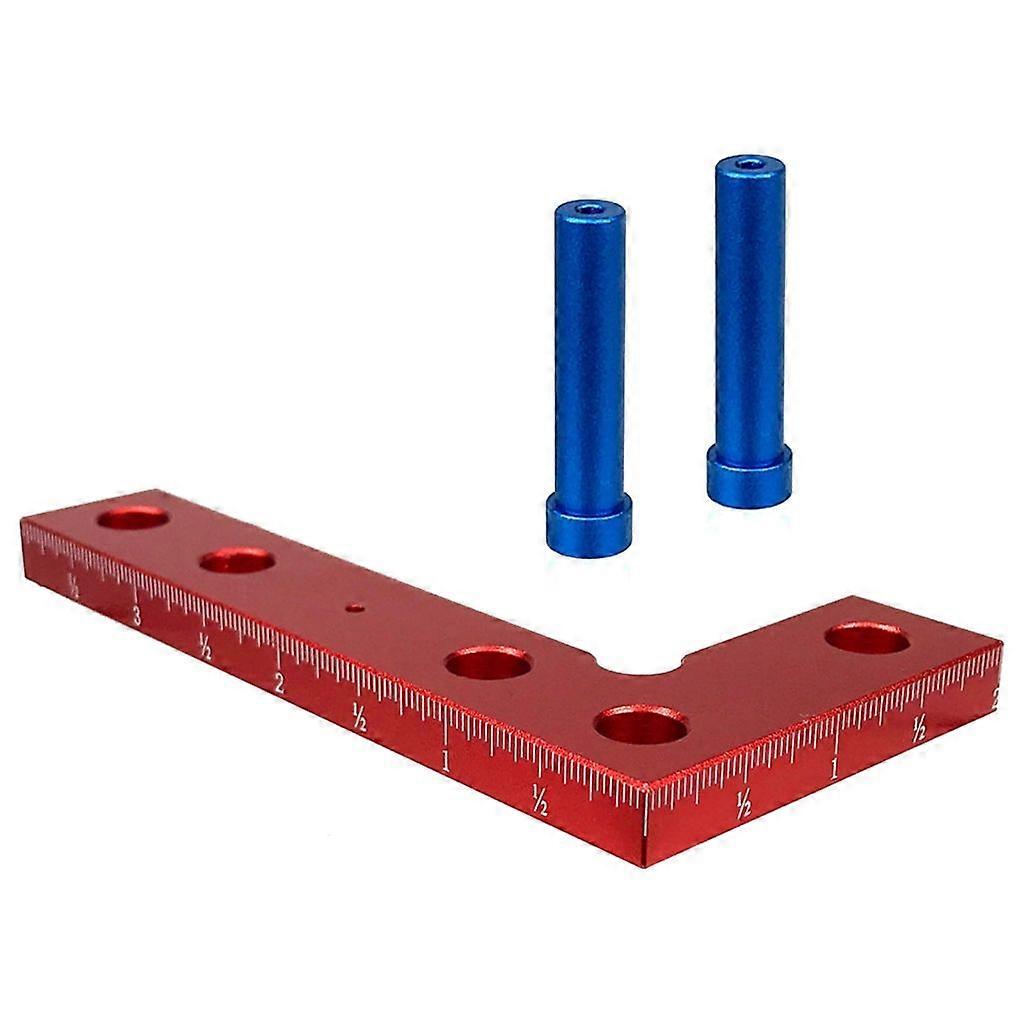 Professional Woodworking Square Center Finder with Precise Marking Edges