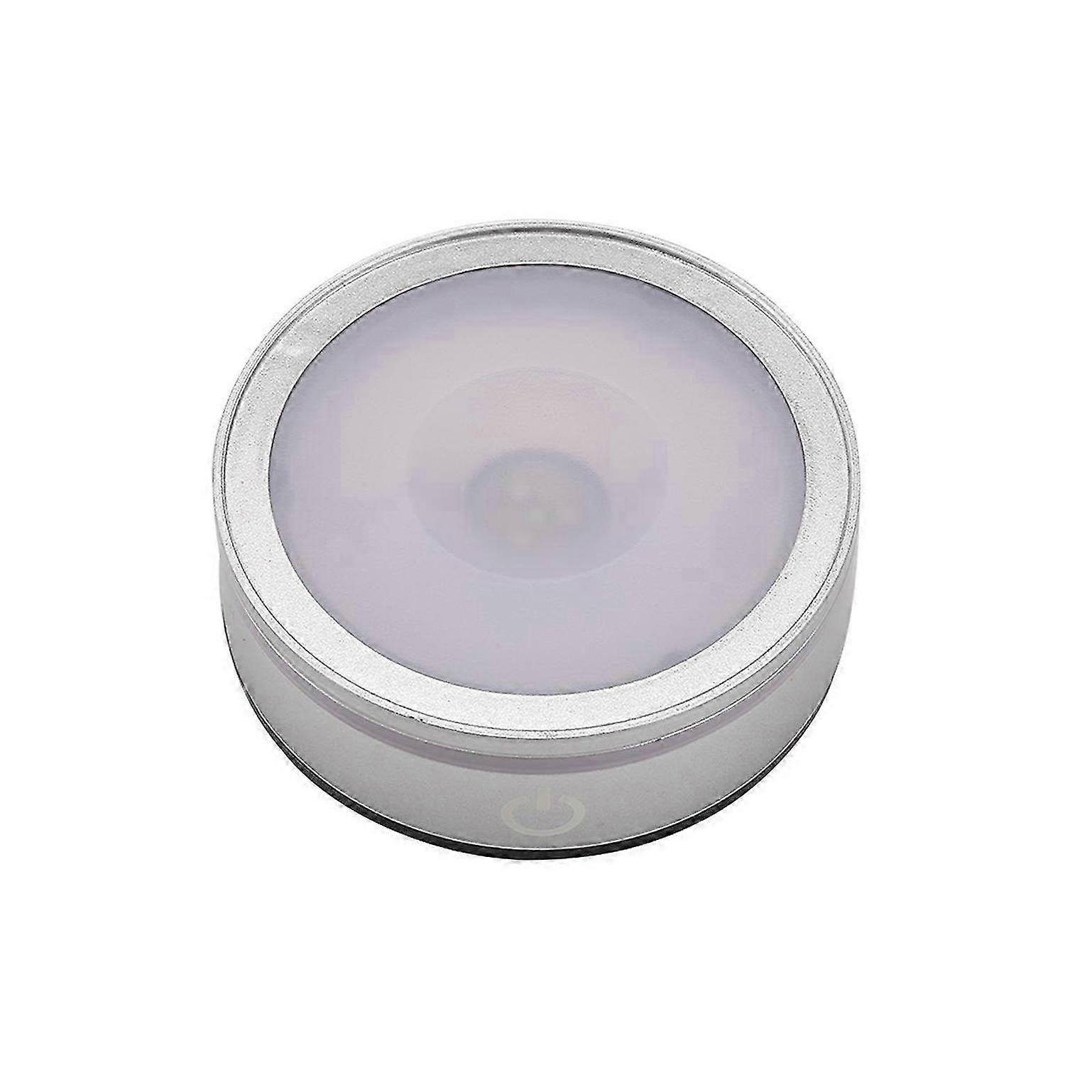LED Light Base with Sensitive Touch Round Colorful Stand Display for 3D Crystal Glass Art Photo Fram