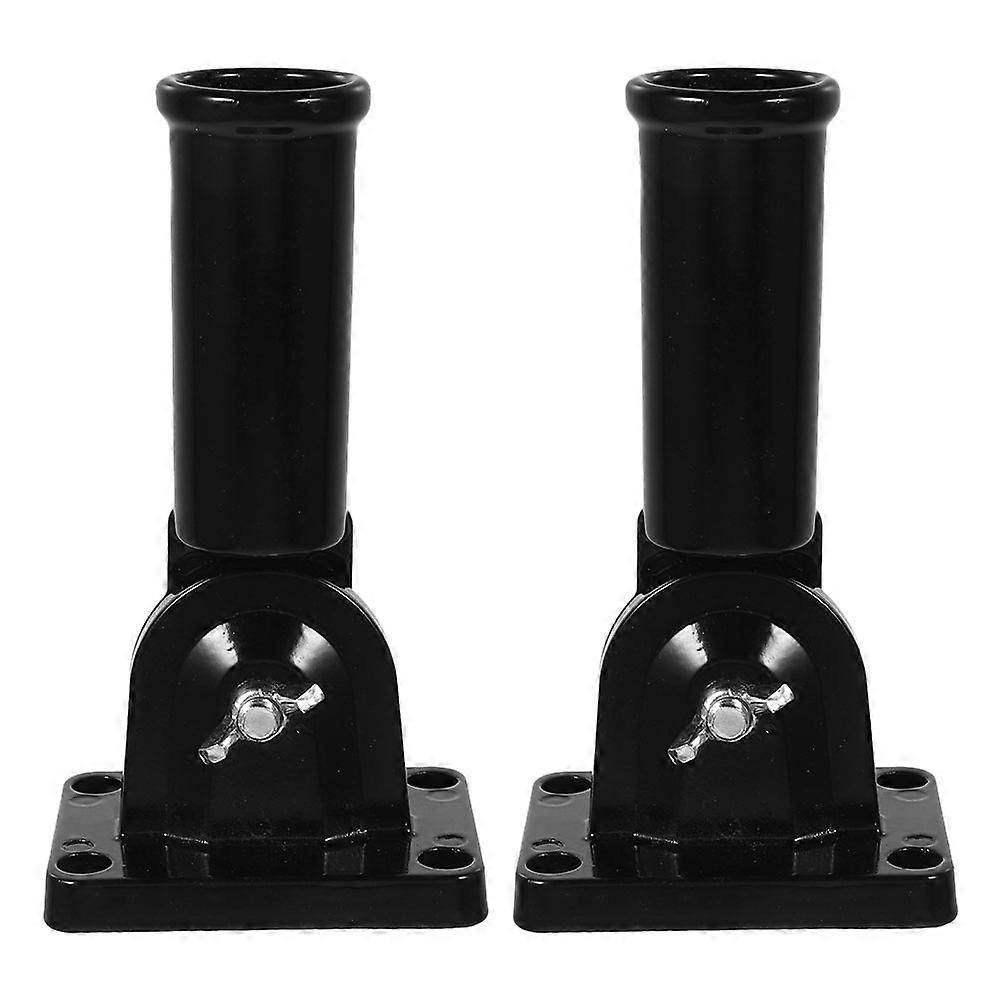 Adjustable Heavy Duty Wall Mount Flag Pole Holder Bracket Set for Outdoor Use   Durable Bracket for Schools, Businesses, and Community Spaces   Fits