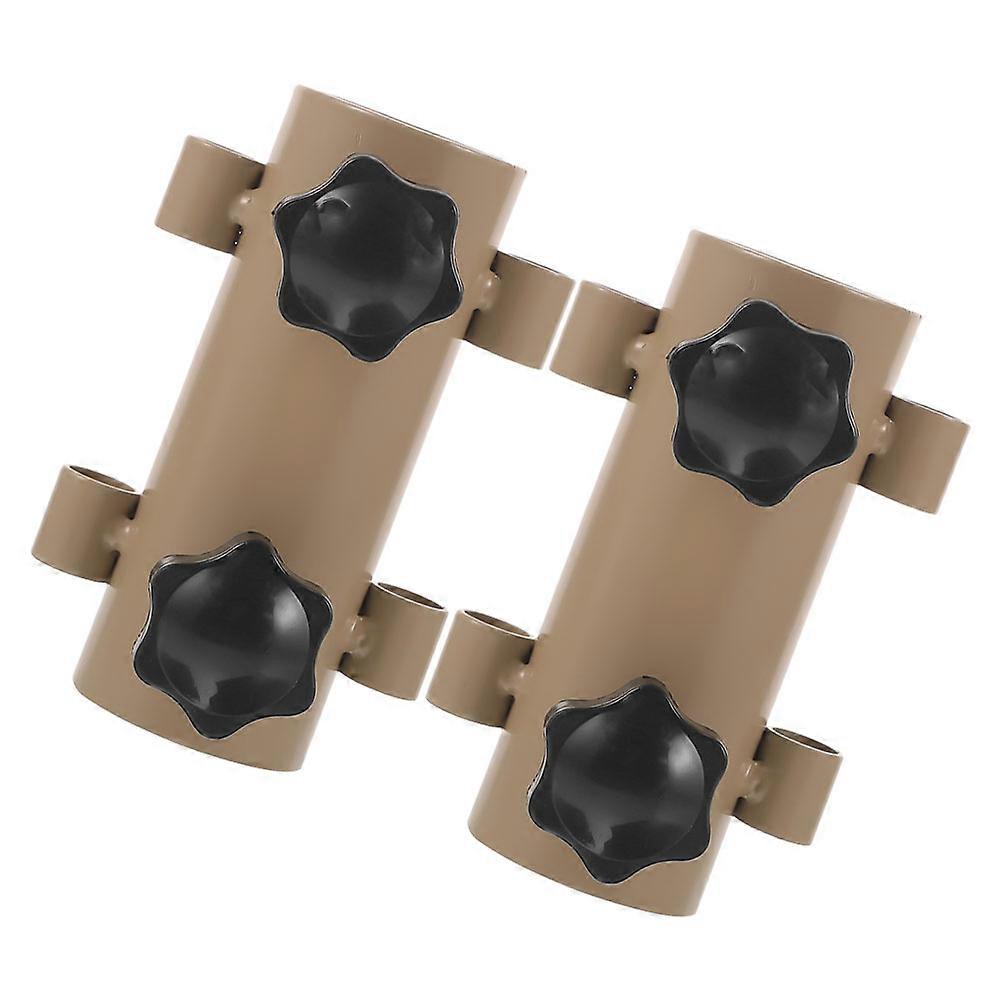 Canopy Pole Holder Set Durable Tent Rod Support for Camping, Outdoor Activities, and Garden Parasols Stable & Portable Stand (2pcs)